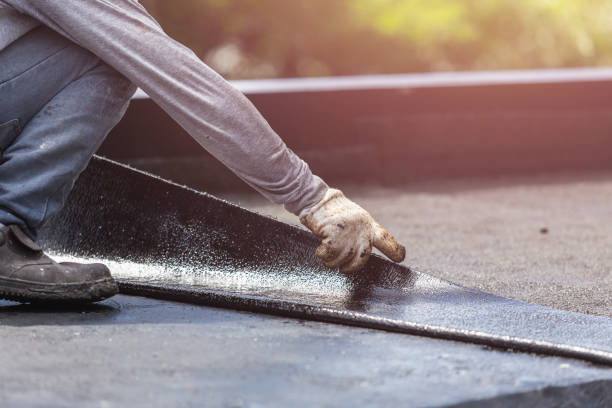 Professional Emergency Waterproofing technician working in Somers Point, NJ